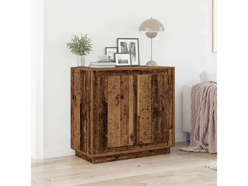 Buffet | Bahut | Meuble de rangement en bois ancien 80x34x75 cm Bois d'ingénierie