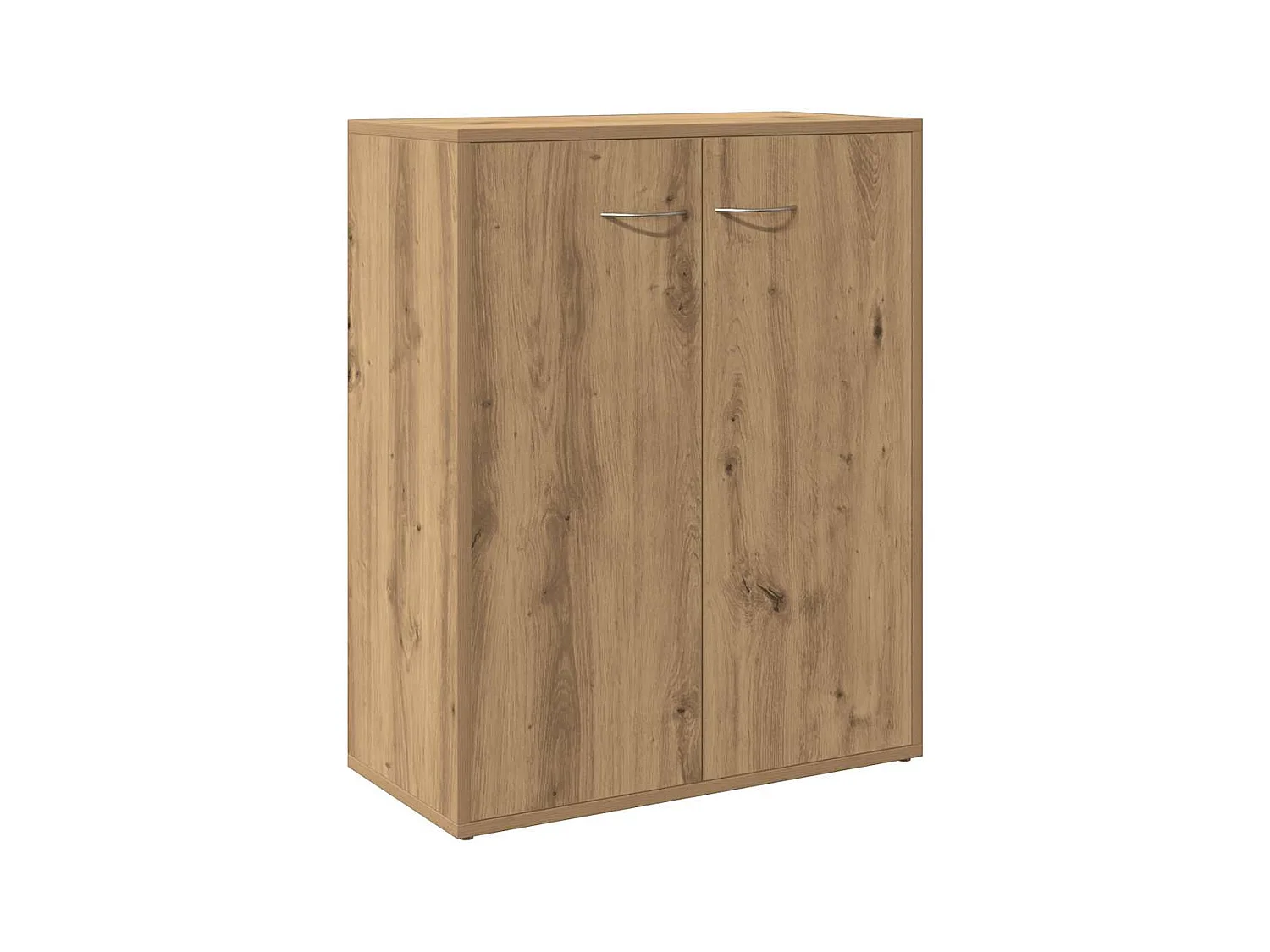 Buffet | Bahut | Meuble de rangement chêne artisanal 60x30x75 cm bois d'ingénierie