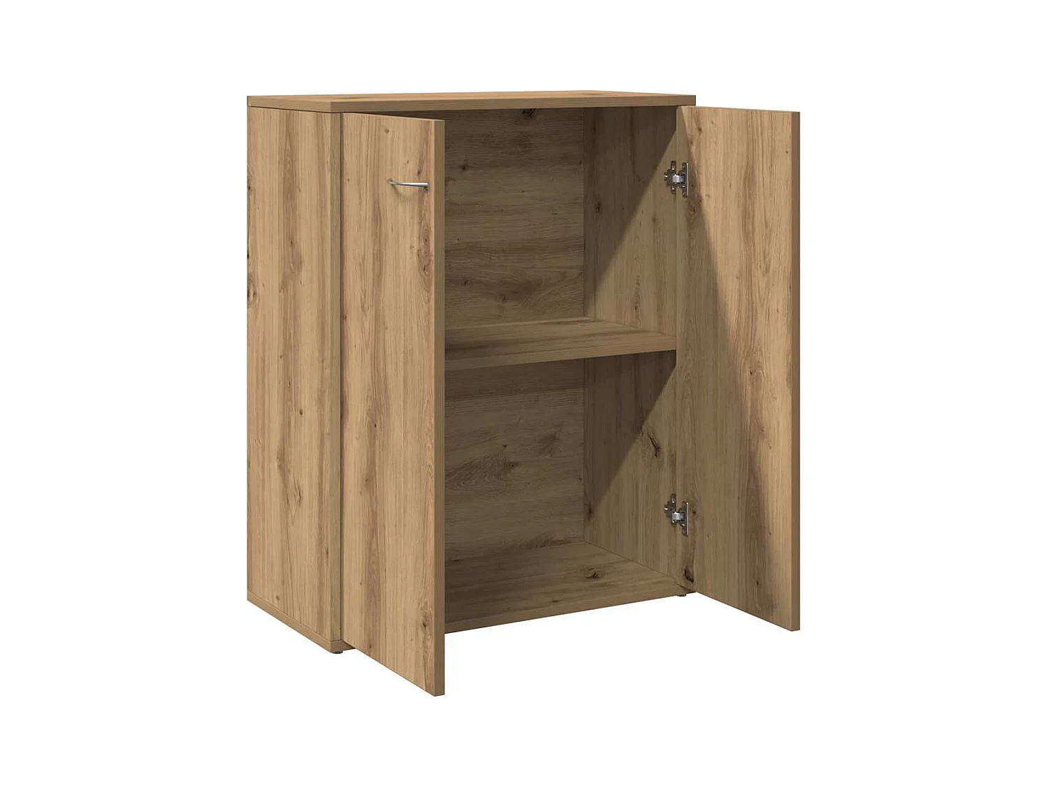 Buffet | Bahut | Meuble de rangement chêne artisanal 60x30x75 cm bois d'ingénierie