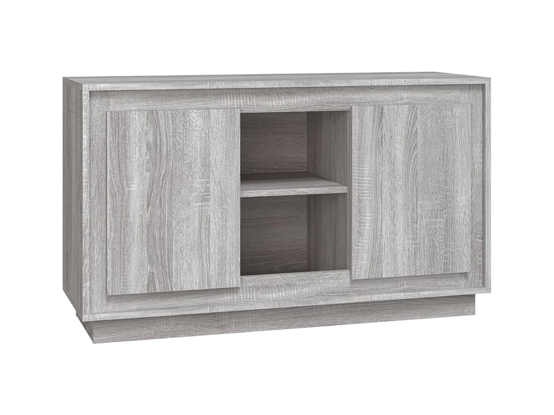 Buffet | Bahut | Meuble de rangement sonoma gris 102x35x60 cm bois d'ingénierie