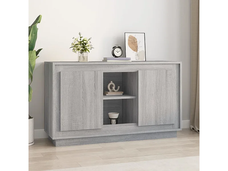 Buffet | Bahut | Meuble de rangement sonoma gris 102x35x60 cm bois d'ingénierie