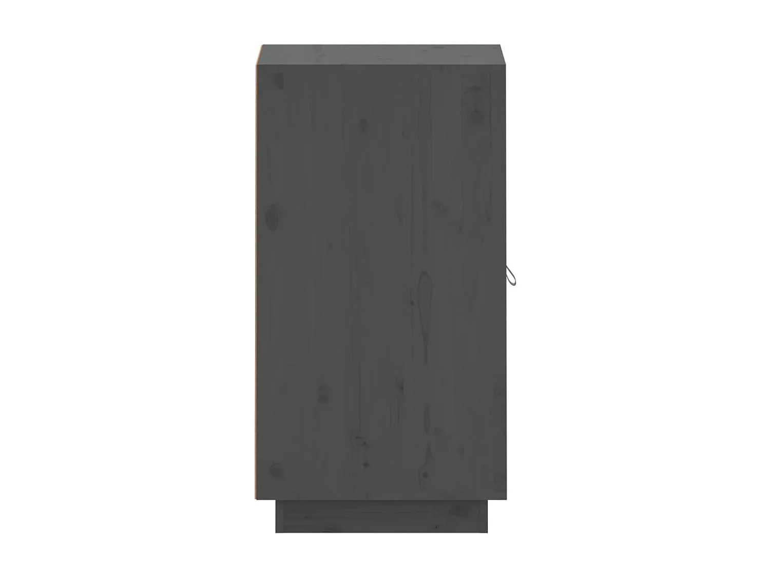 Credenza | Buffet | Armadio Grigia 34x40x75 cm in Legno Massello di Pino