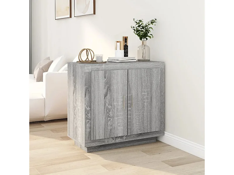 Buffet | Bahut | Meuble de rangement Sonoma gris 80x40x75 cm Bois d'ingénierie