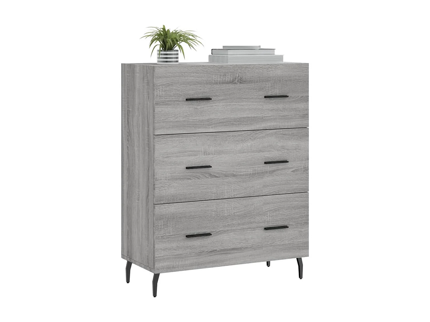 Buffet | Bahut | Meuble de rangement sonoma gris 69,5x34x90 cm bois d'ingénierie
