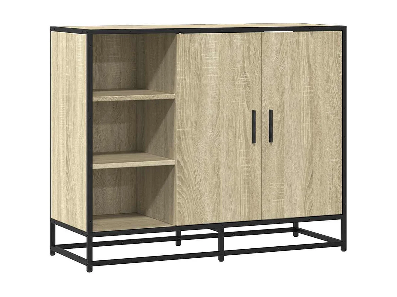 Buffet | Bahut | Meuble de rangement chêne sonoma 92x35x76 cm bois d'ingénierie