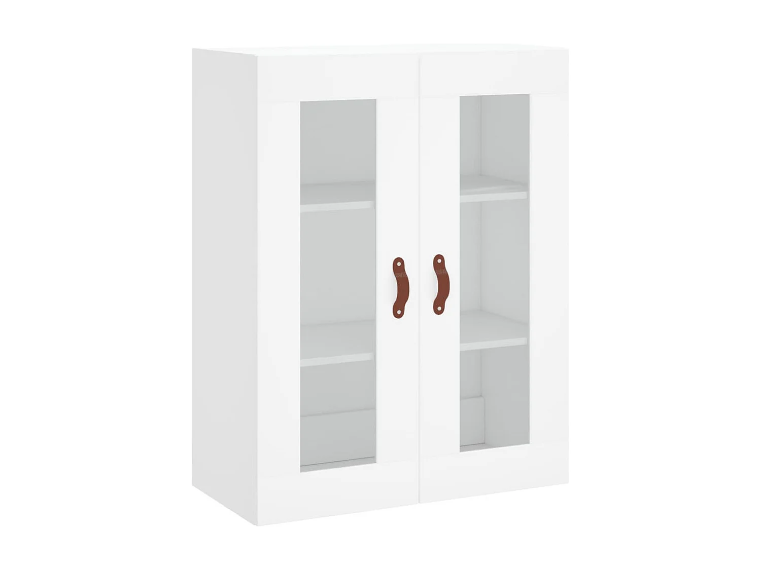 Credenza | Buffet | Armadio Bianca 69,5x34x180 cm in Legno Multistrato