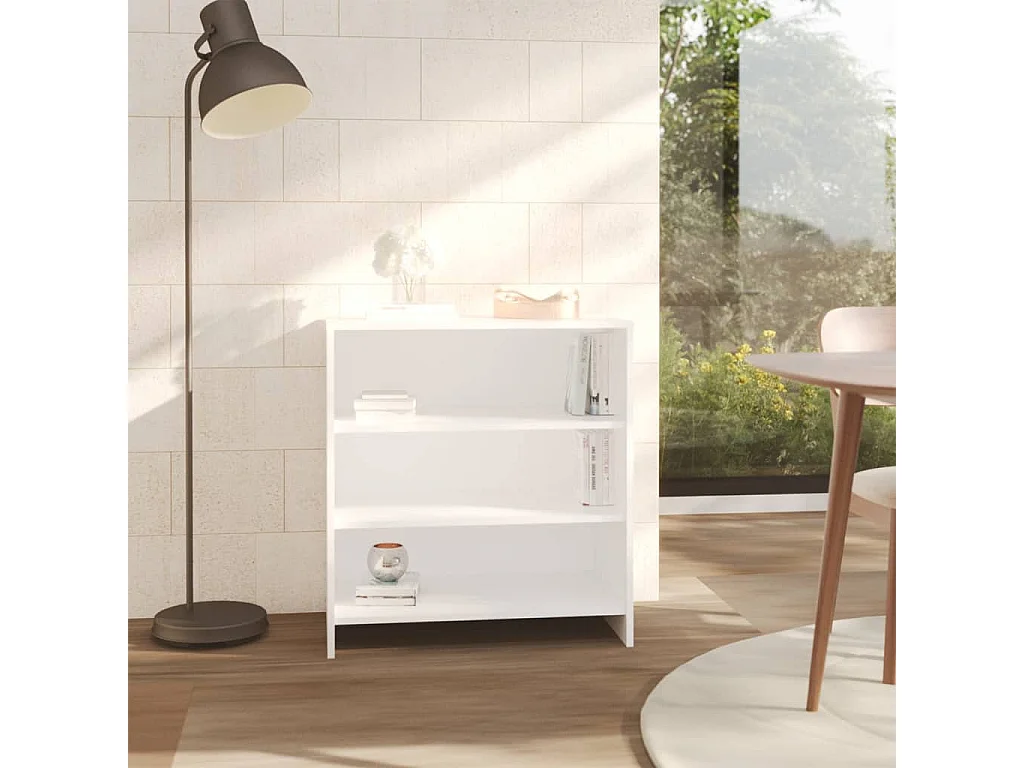 Buffet | Bahut | Meuble de rangement Blanc 70x40,5x75 cm Bois d'ingénierie