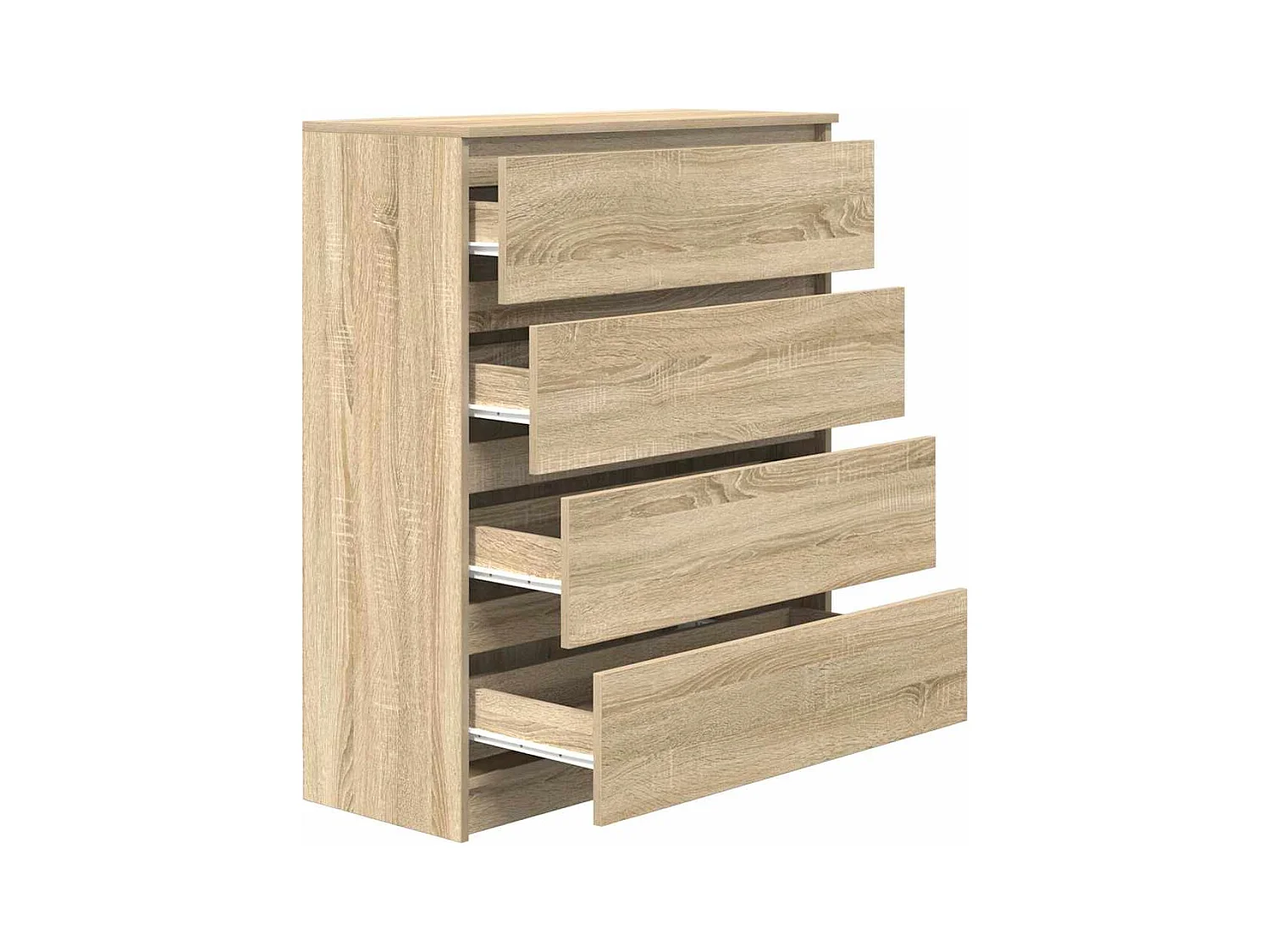 Buffet | Bahut | Meuble de rangement chêne sonoma 80x35x99 cm bois d'ingénierie