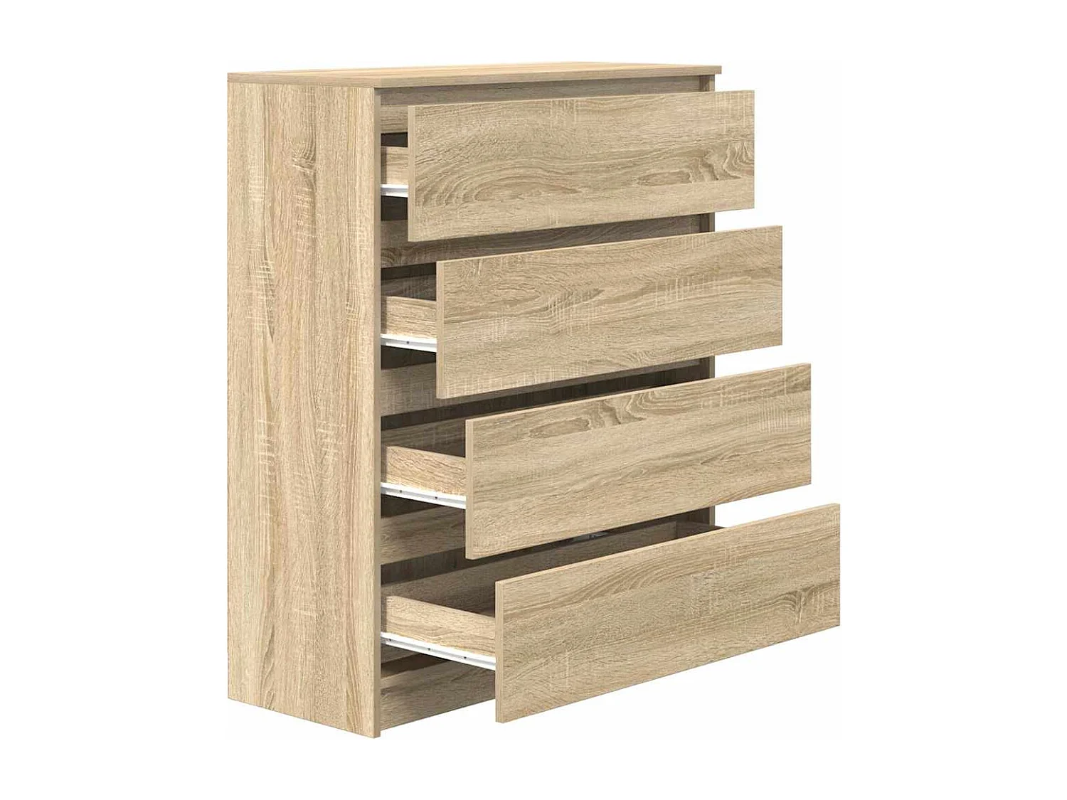 Buffet | Bahut | Meuble de rangement chêne sonoma 80x35x99 cm bois d'ingénierie