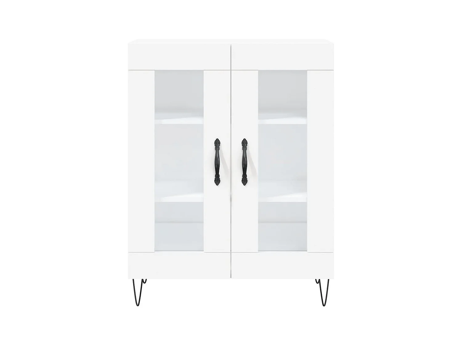 Buffet | Bahut | Meuble de rangement blanc 69,5x34x90 cm bois d'ingénierie