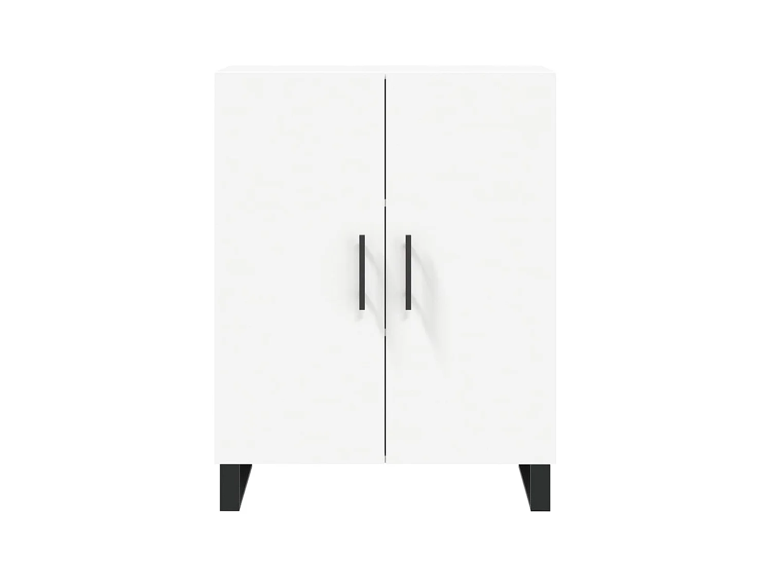 Credenza | Buffet | Armadio Bianca 69,5x34x90 cm in Legno Multistrato