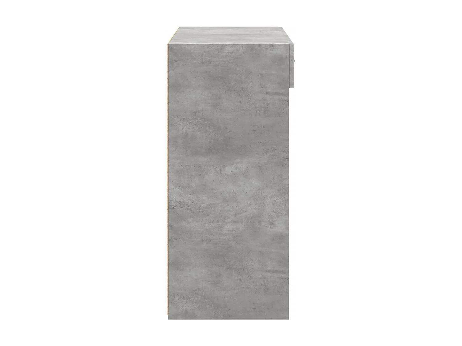Buffet | Bahut | Meuble de rangement gris béton 80x42,5x93 cm bois d'ingénierie