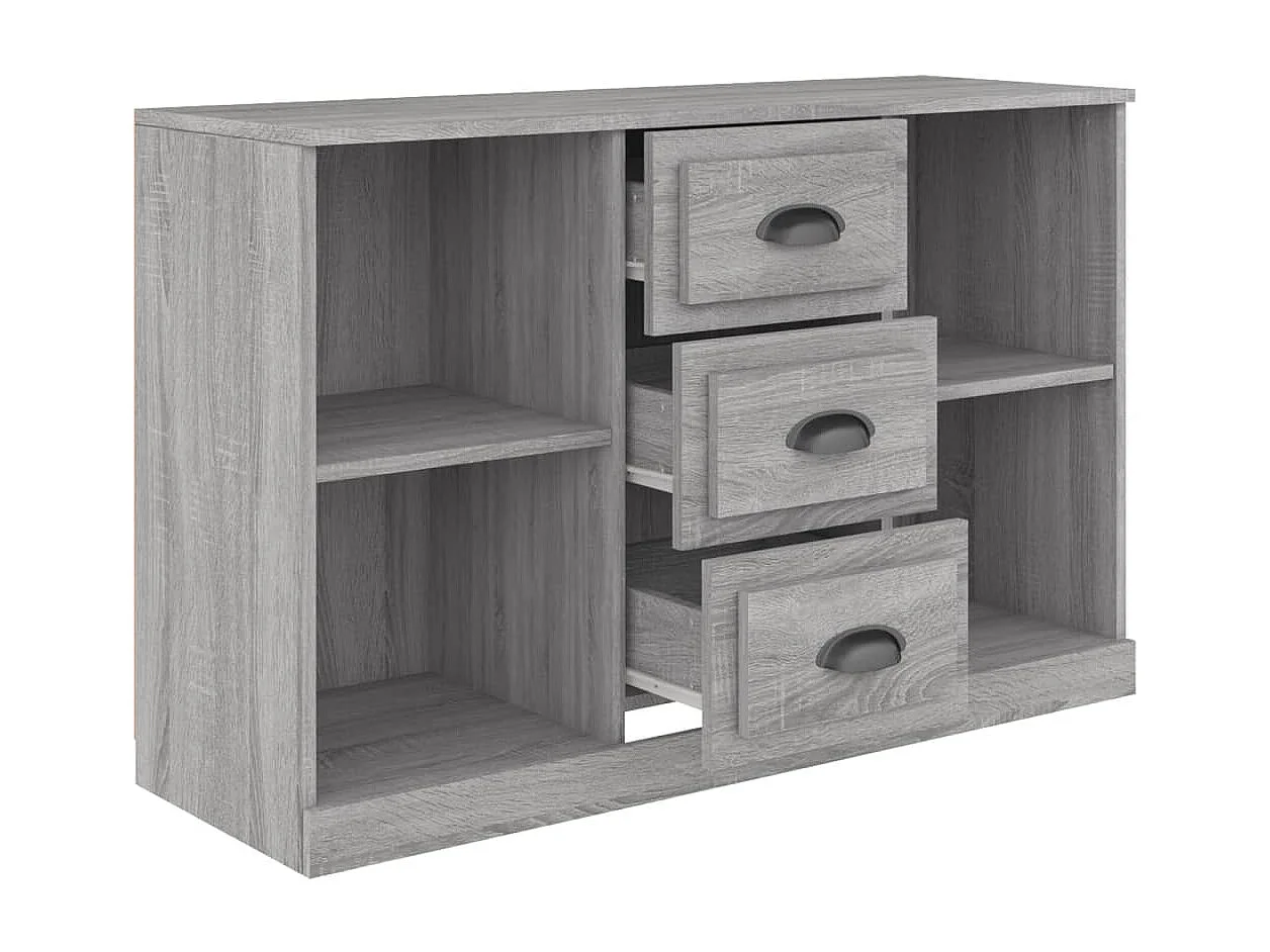 Buffet | Bahut | Meuble de rangement sonoma gris 104,5x35,5x67,5 cm bois d'ingénierie