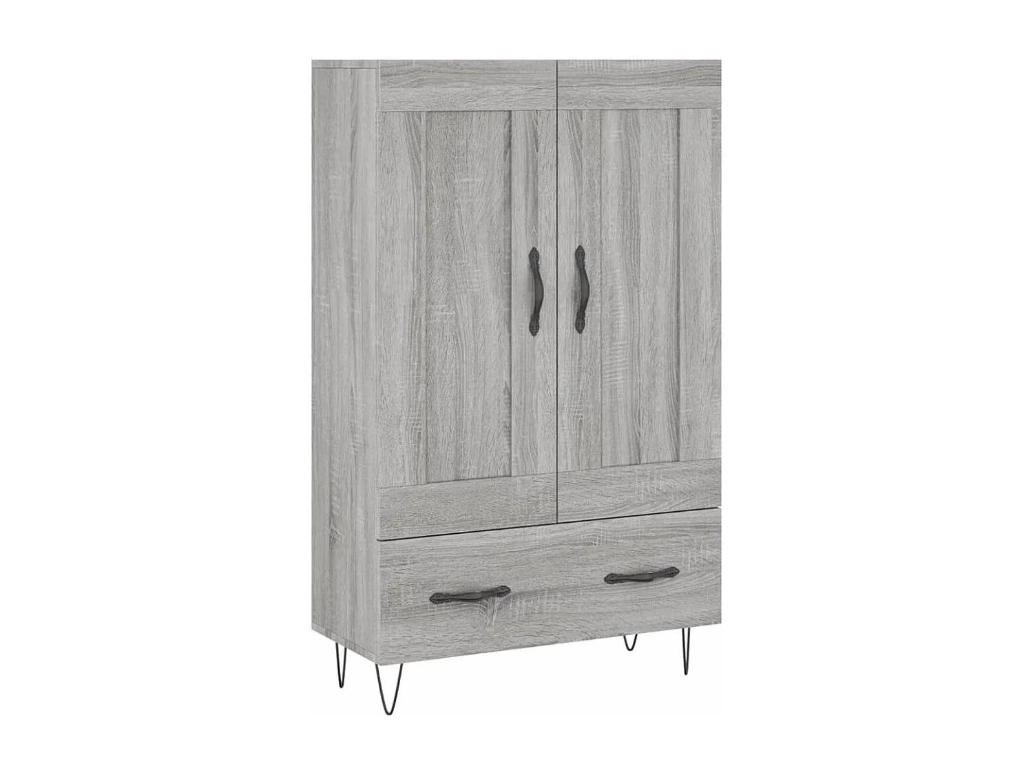 Buffet | Bahut | Meuble de rangement haut sonoma gris 69,5x31x115 cm bois d'ingénierie
