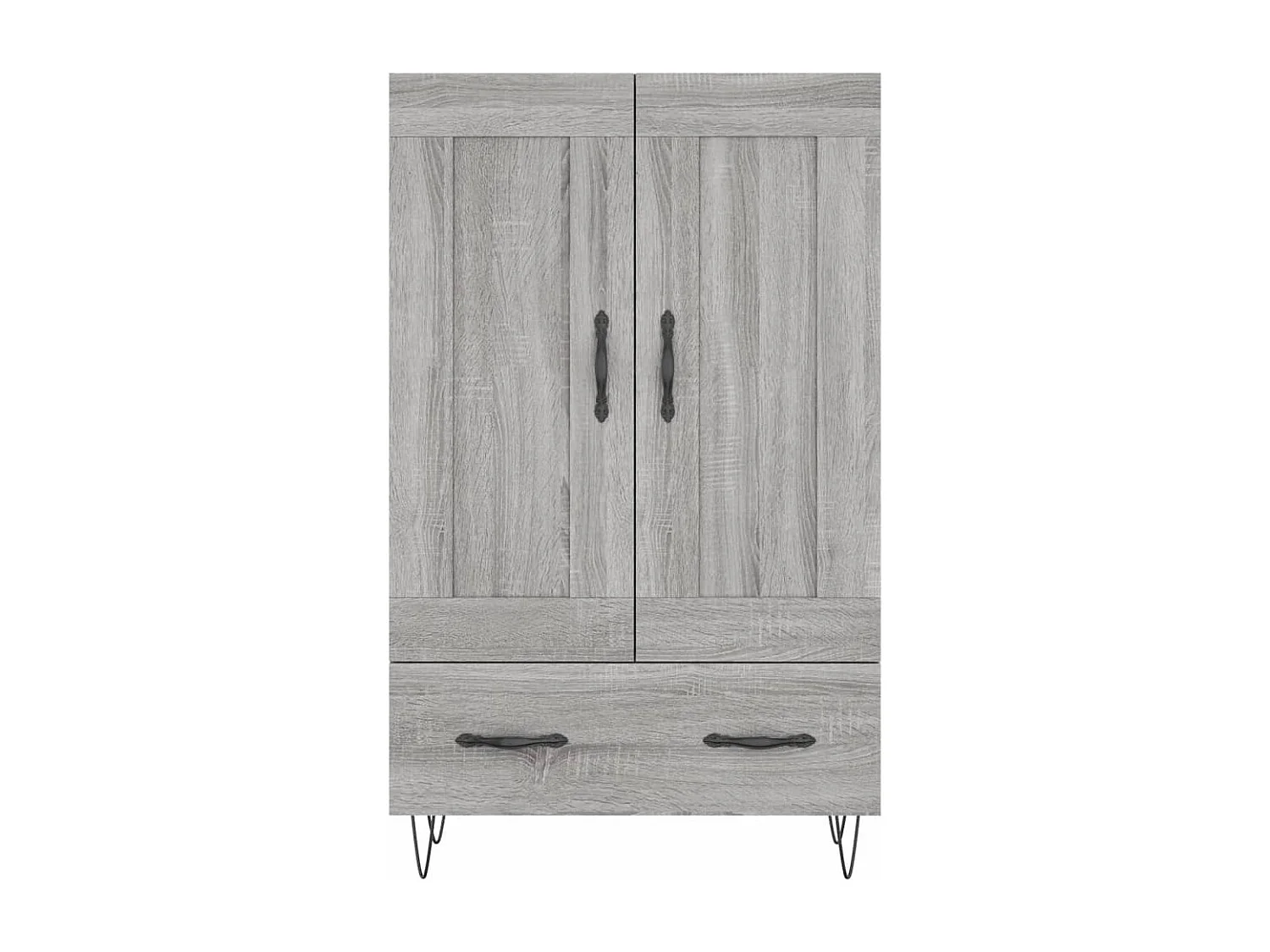 Buffet | Bahut | Meuble de rangement haut sonoma gris 69,5x31x115 cm bois d'ingénierie