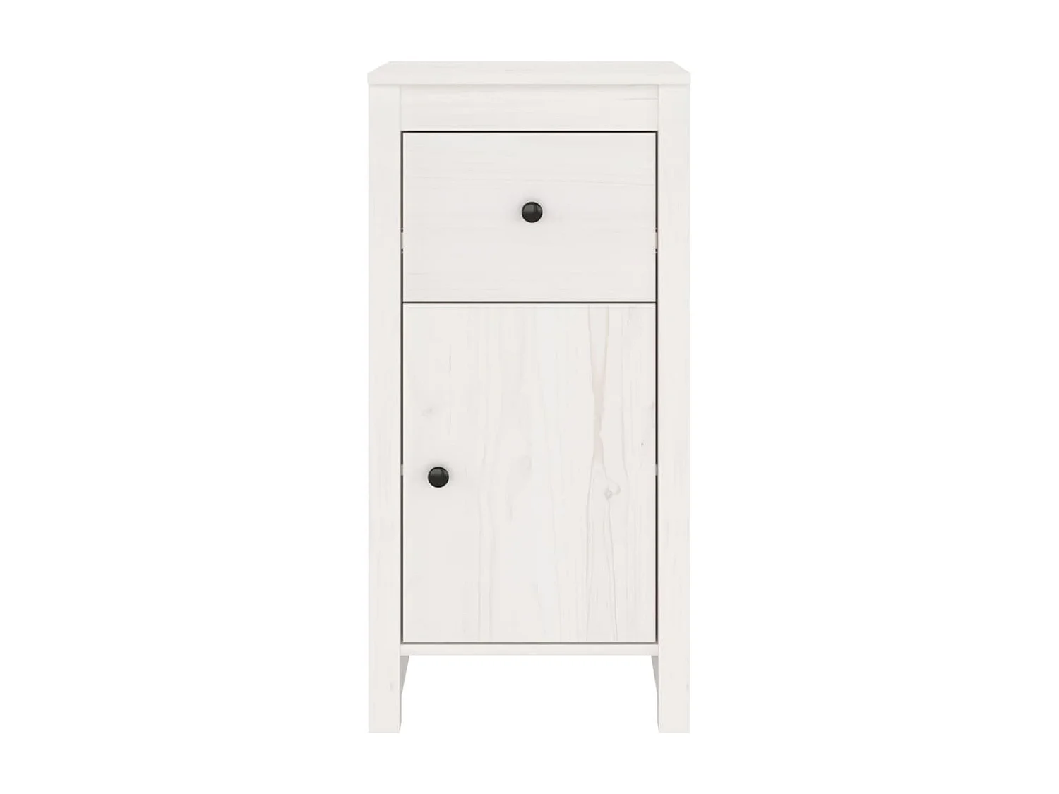 Buffets | Bahuts | Meuble de rangement 2 pcs blanc 40x35x80 cm bois massif de pin