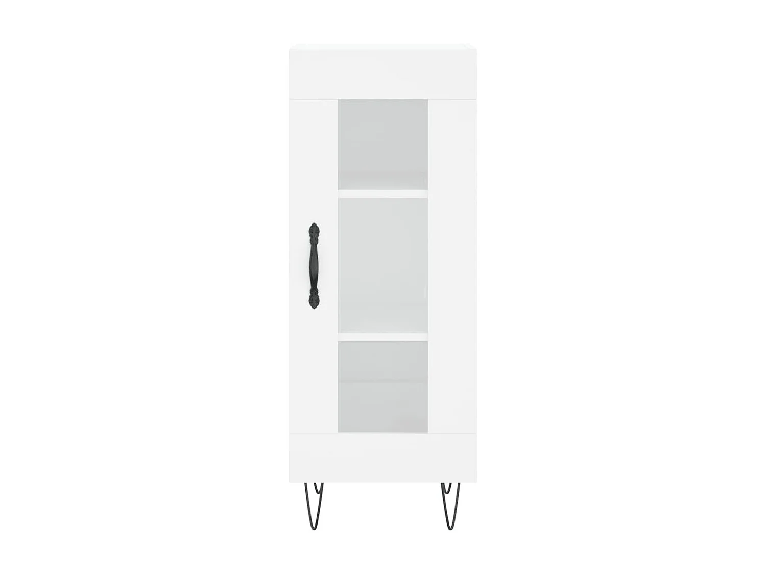 Buffet | Bahut | Meuble de rangement blanc 34,5x34x90 cm bois d'ingénierie