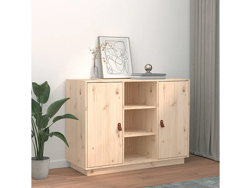 Buffet | Bahut | Meuble de rangement 100x40x75 cm Bois massif de pin