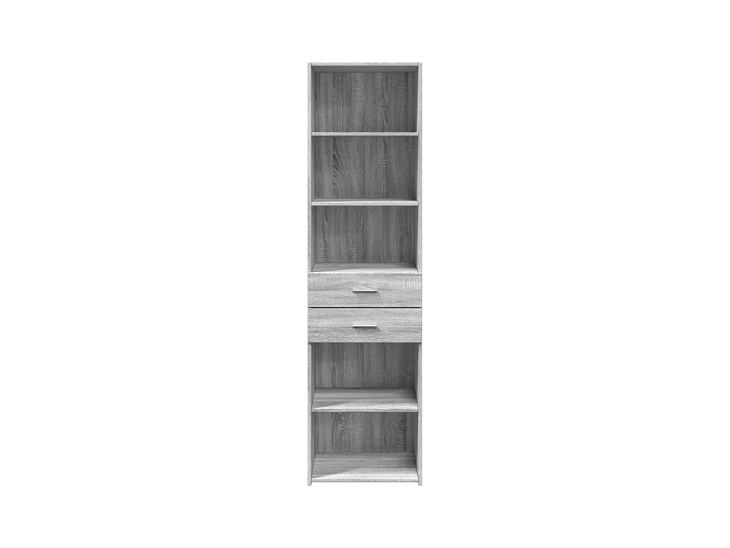 Buffet | Bahut | Meuble de rangement haut sonoma gris 50x42,5x185 cm bois d'ingénierie