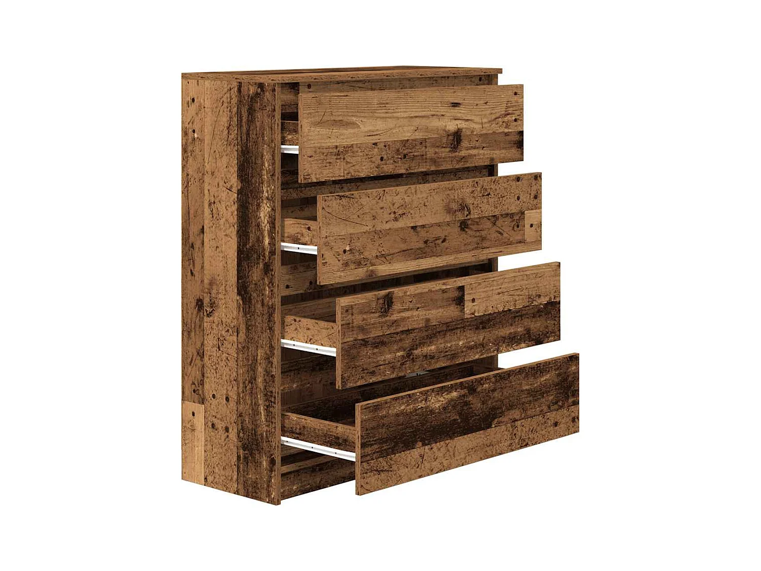 Buffet | Bahut | Meuble de rangement vieux bois 80x35x99 cm bois d'ingénierie