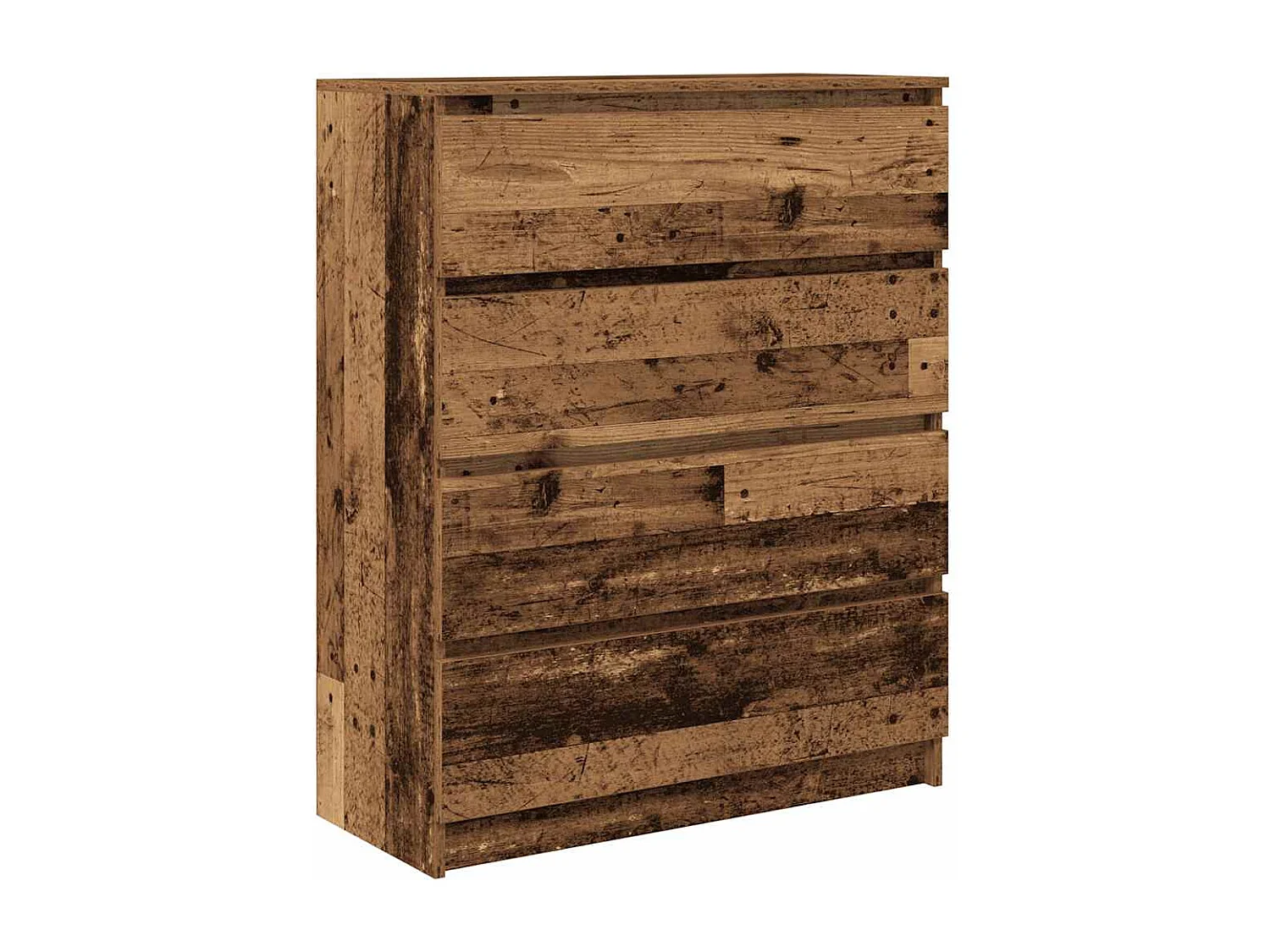 Buffet | Bahut | Meuble de rangement vieux bois 80x35x99 cm bois d'ingénierie