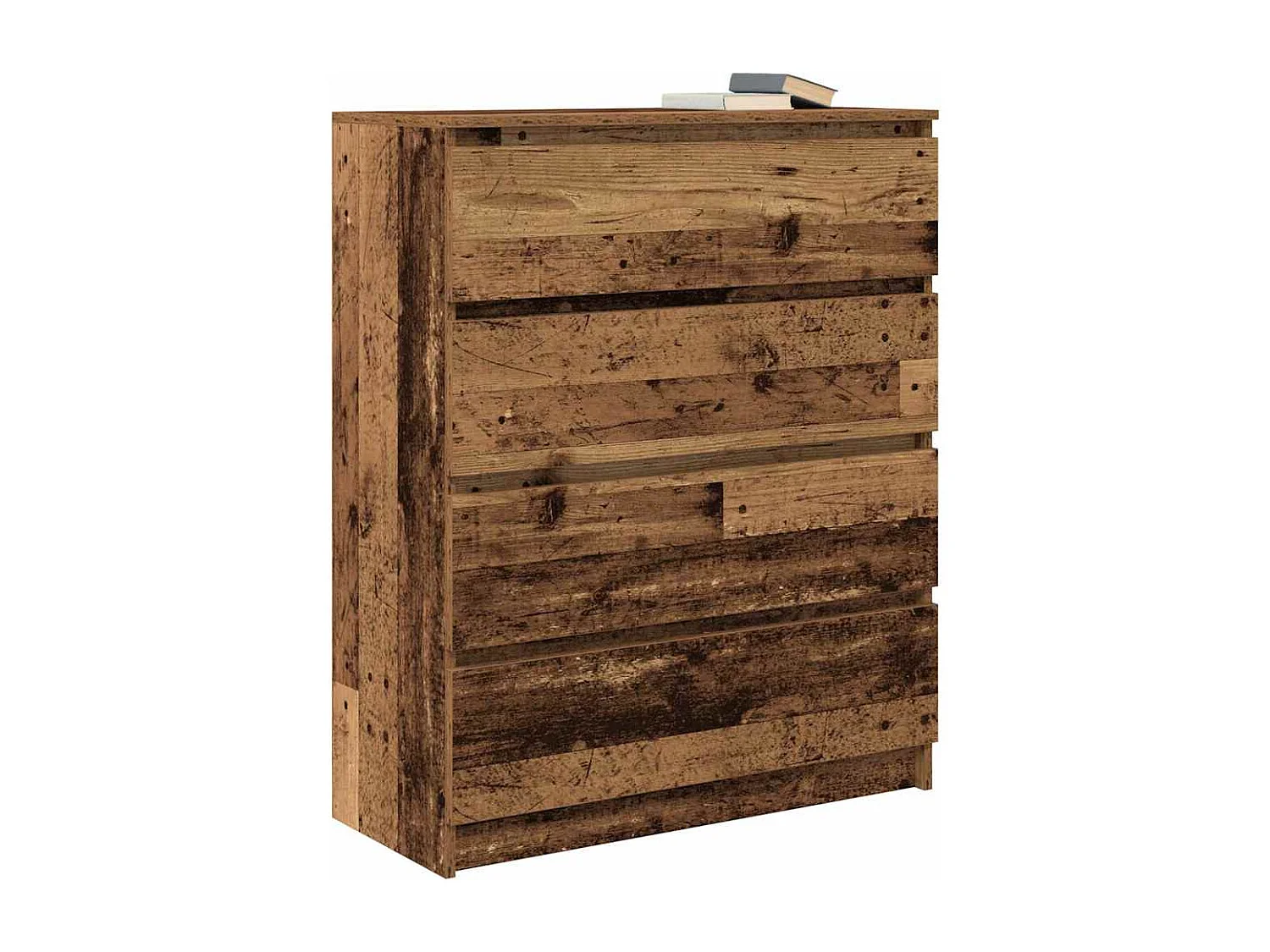 Buffet | Bahut | Meuble de rangement vieux bois 80x35x99 cm bois d'ingénierie