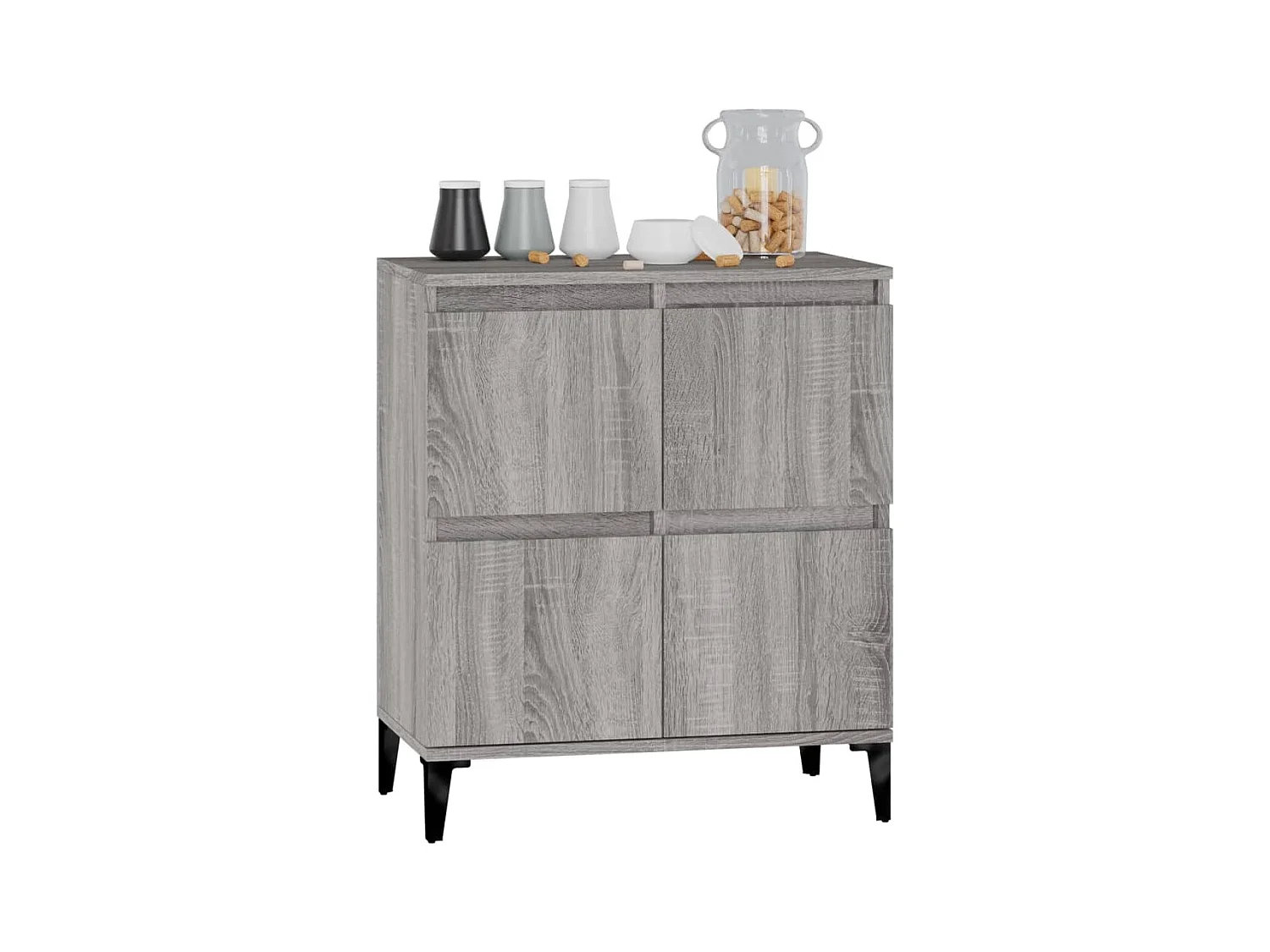 Buffet | Bahut | Meuble de rangement Sonoma gris 60x35x70 cm Bois d'ingénierie