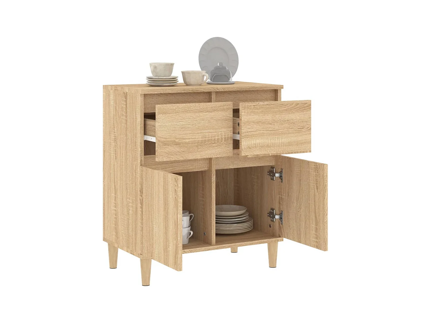 Buffet | Bahut | Meuble de rangement Chêne sonoma 60x35x70 cm Bois d'ingénierie