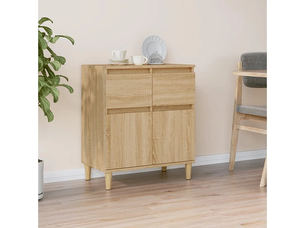 Buffet | Bahut | Meuble de rangement Chêne sonoma 60x35x70 cm Bois d'ingénierie