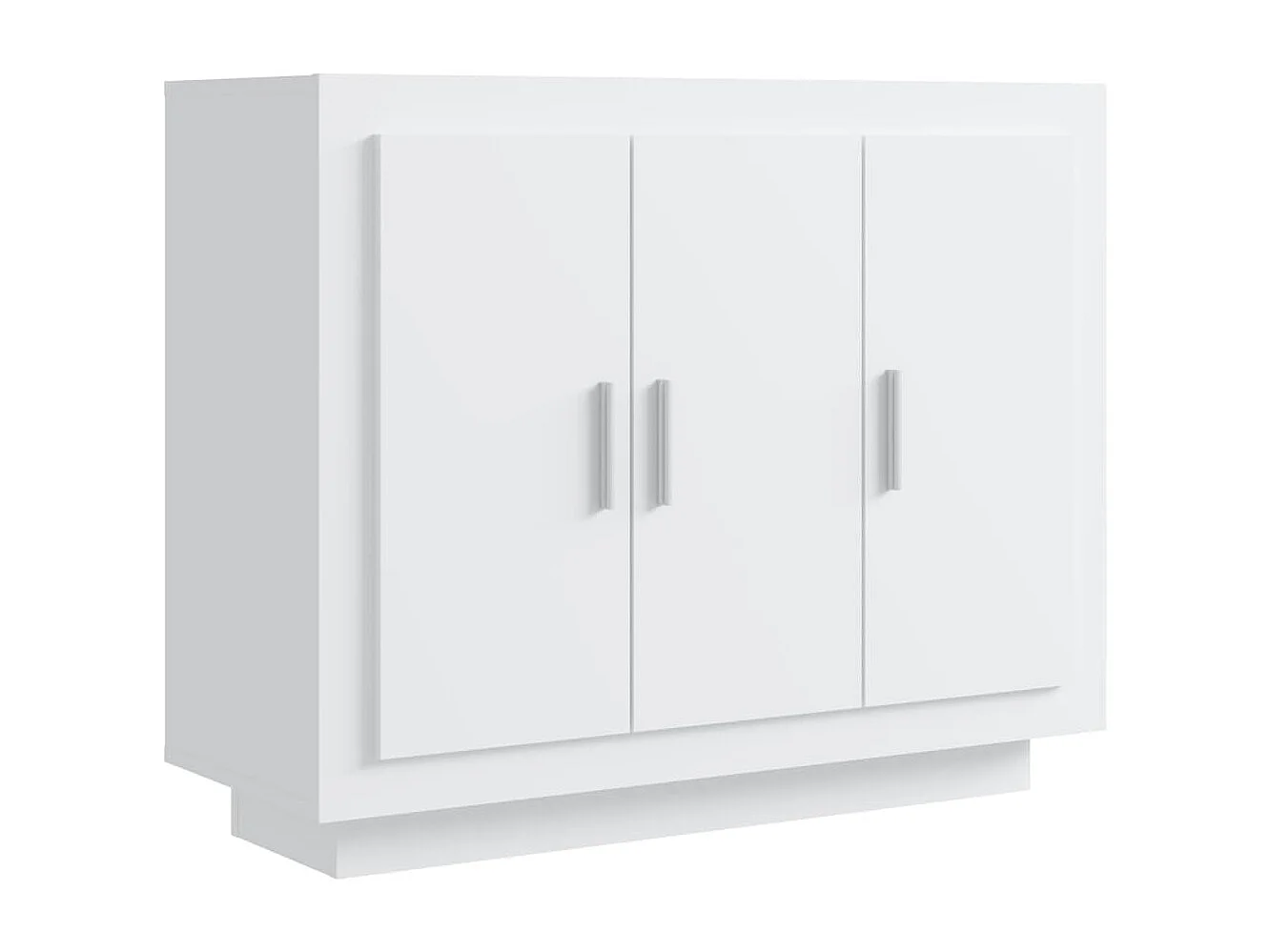 Buffet | Bahut | Meuble de rangement blanc 92x35x75 cm bois d’ingénierie