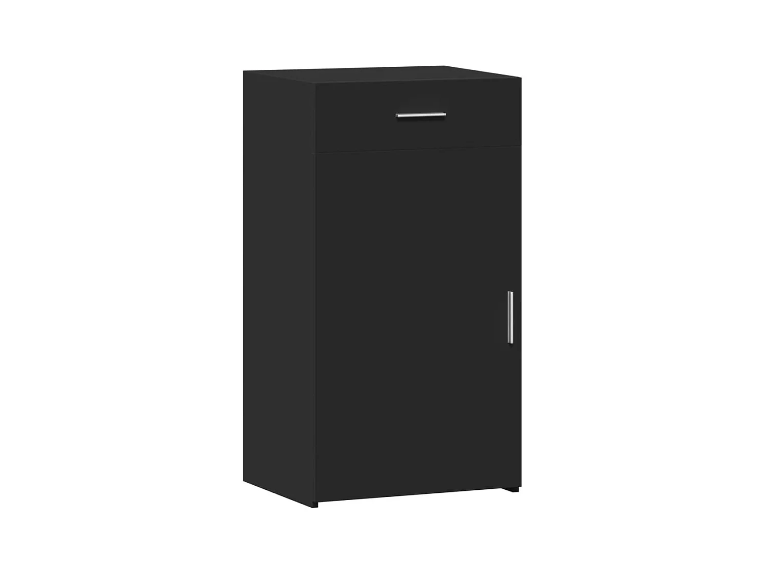 Buffet | Bahut | Meuble de rangement noir 50x42,5x93 cm bois d'ingénierie