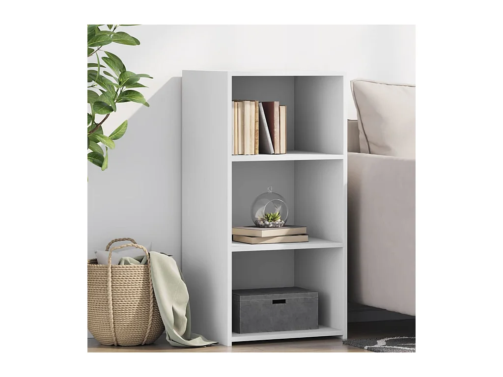 Credenza | Buffet | Armadio Bianca 45x41x93 cm in Legno Multistrato