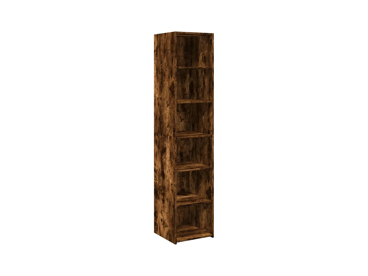 Buffet | Bahut | Meuble de rangement haut chêne fumé 40x41x185 cm bois d'ingénierie