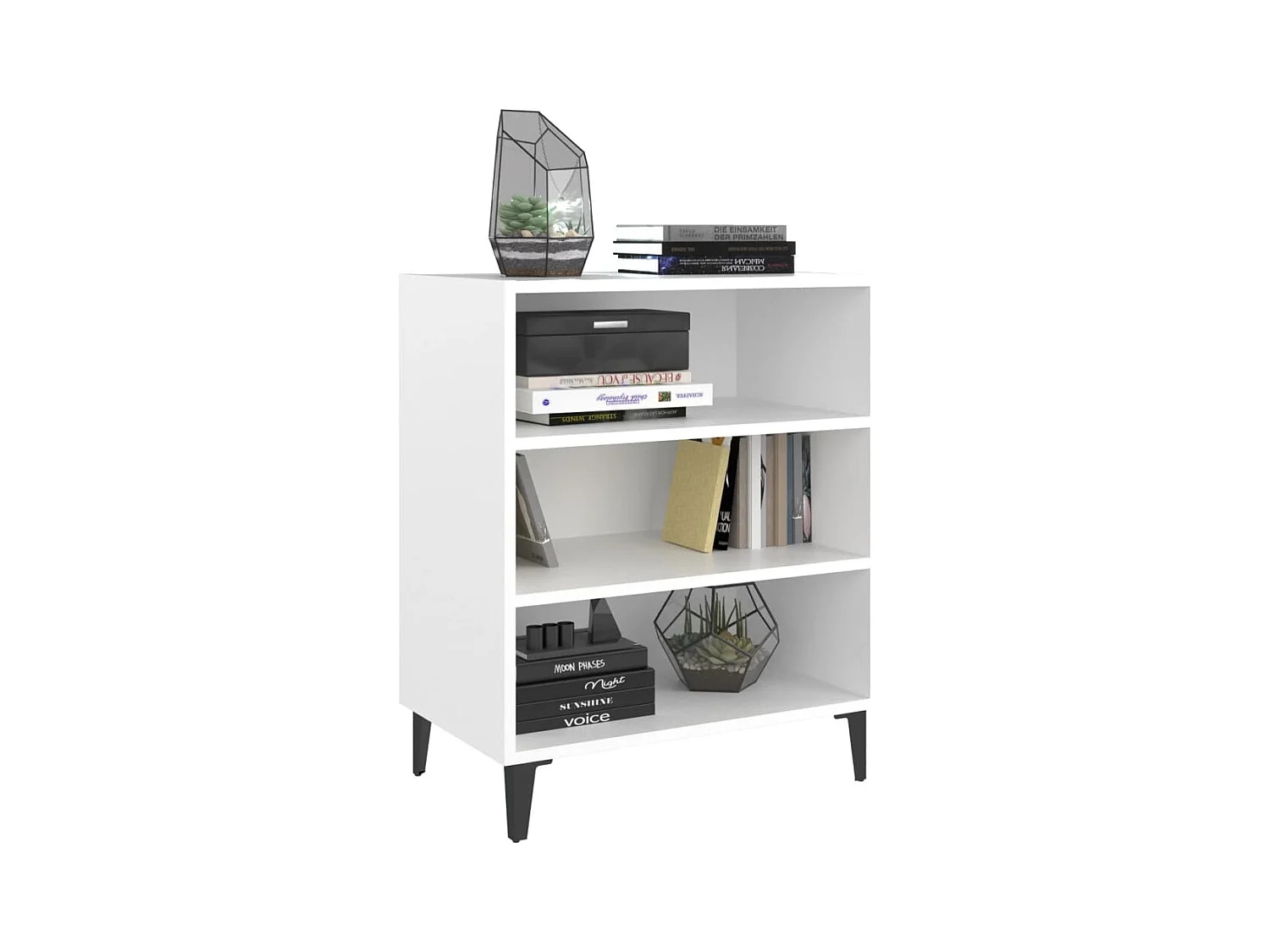 Buffet | Bahut | Meuble de rangement blanc 57x35x70 cm bois d’ingénierie