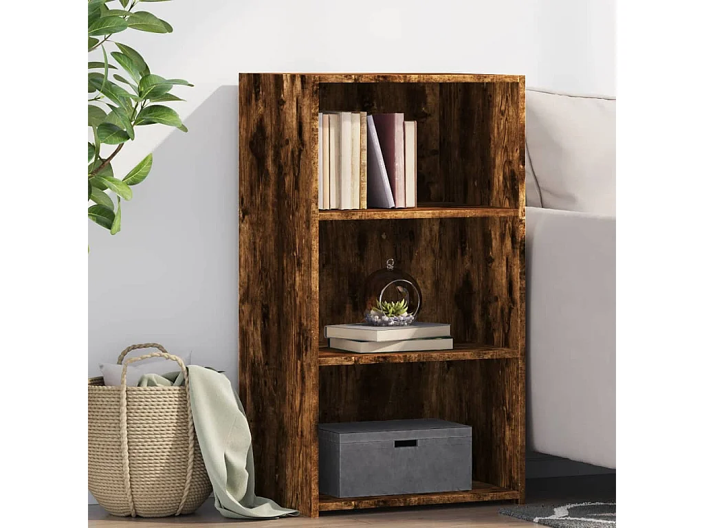 Buffet | Bahut | Meuble de rangement chêne fumé 50x41x93 cm bois d'ingénierie