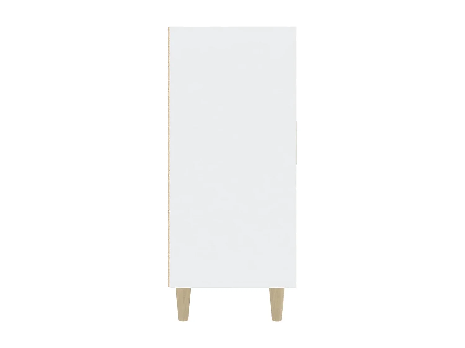 Buffet | Bahut | Meuble de rangement blanc 90x34x80 cm bois d'ingénierie