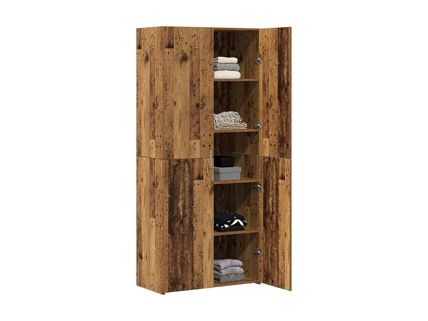 Buffet | Bahut | Meuble de rangement en Bois Ancien 40x42,5x185 cm Bois reconstitué