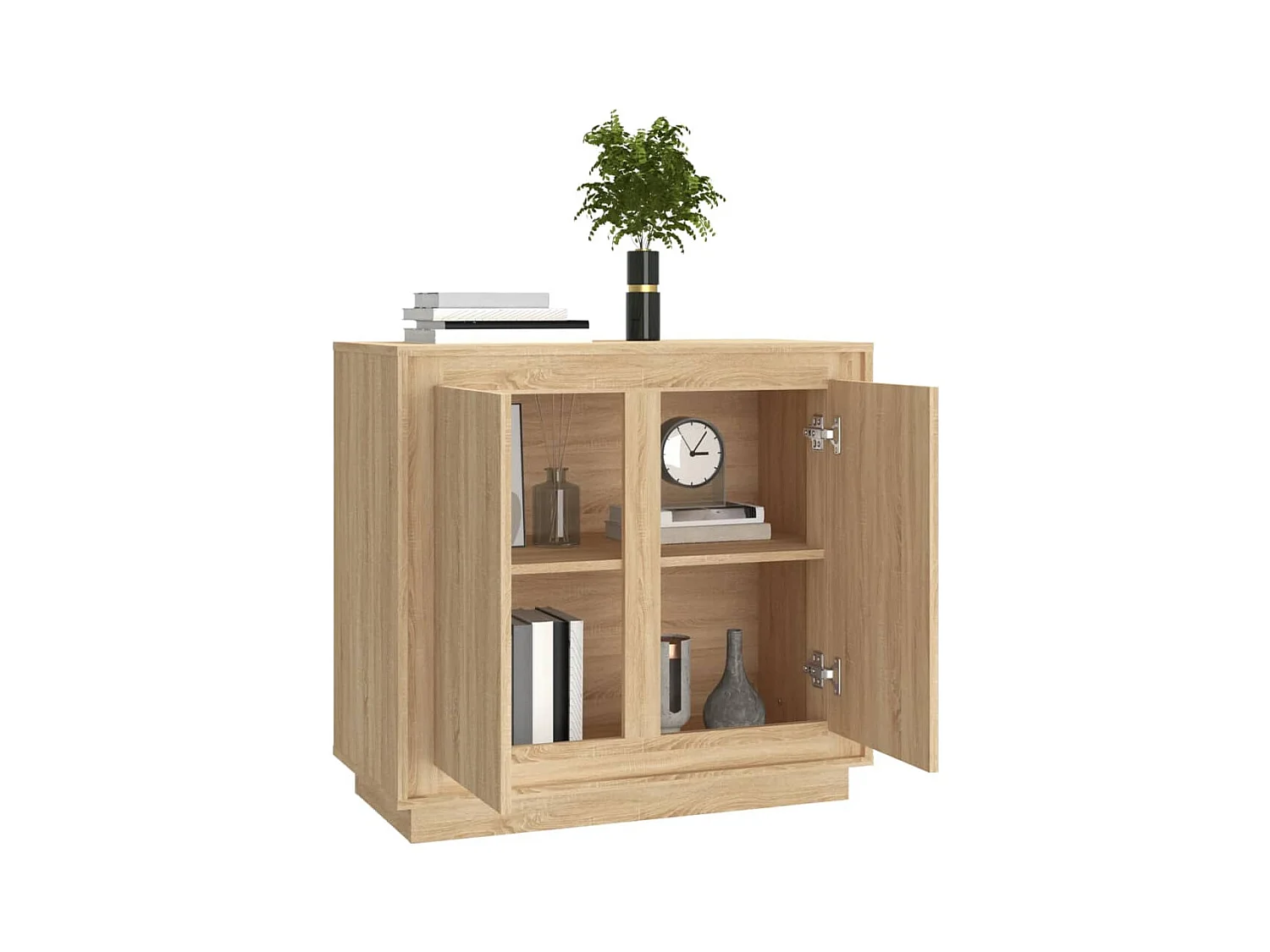 Buffet | Bahut | Meuble de rangement chêne sonoma 80x34x75 cm bois d'ingénierie