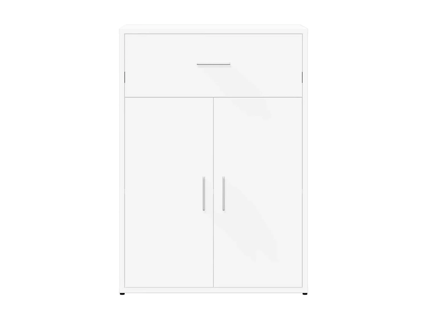 Buffet | Bahut | Meuble de rangement blanc 60x30x84 cm bois d'ingénierie