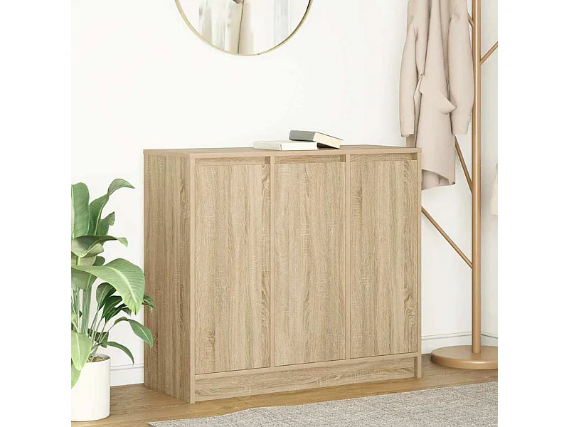 Buffet | Bahut | Meuble de rangement chêne sonoma 85x34x76 cm bois d'ingénierie