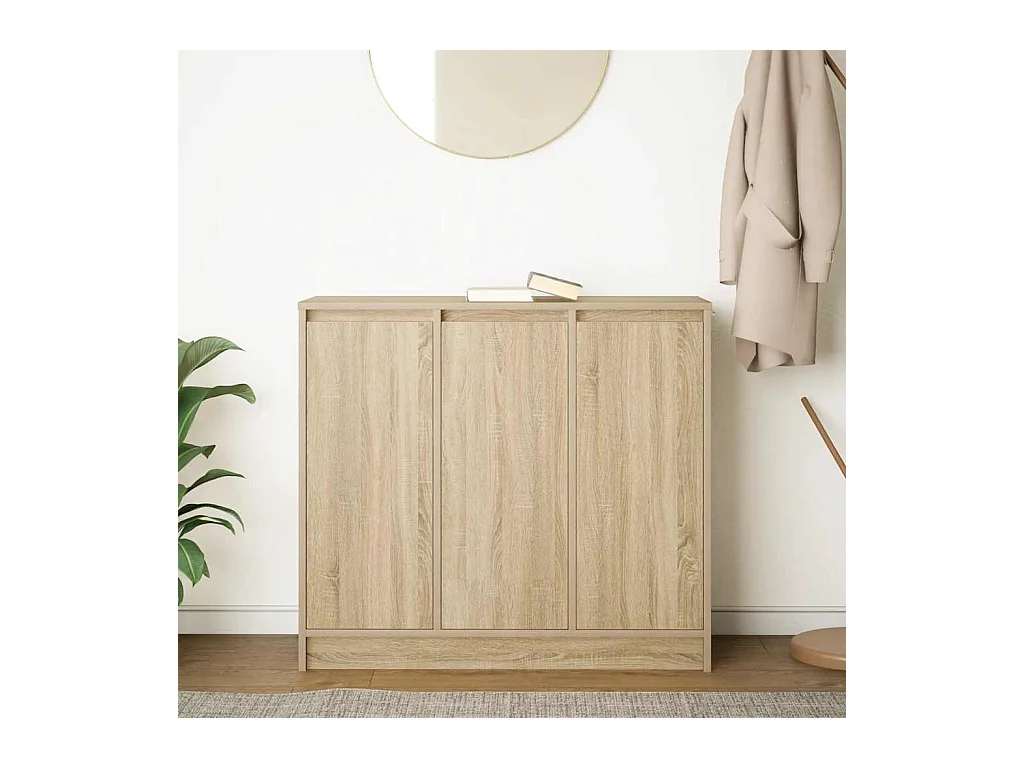 Buffet | Bahut | Meuble de rangement chêne sonoma 85x34x76 cm bois d'ingénierie