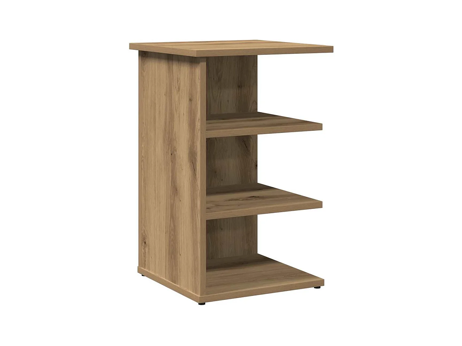 Buffet | Bahut | Meuble de rangement chêne artisanal 35x35x55 cm bois d'ingénierie