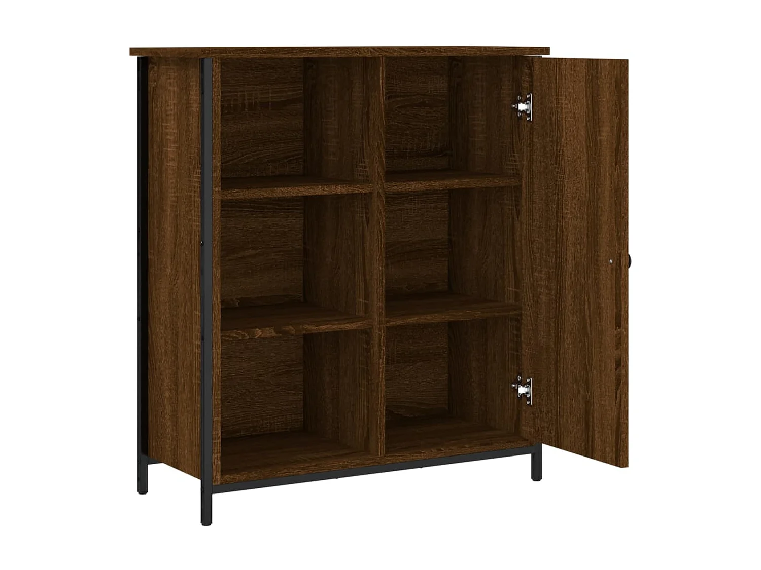 Credenza | Buffet | Armadio Rovere Marrone 70x30x80 cm in Legno Multistrato