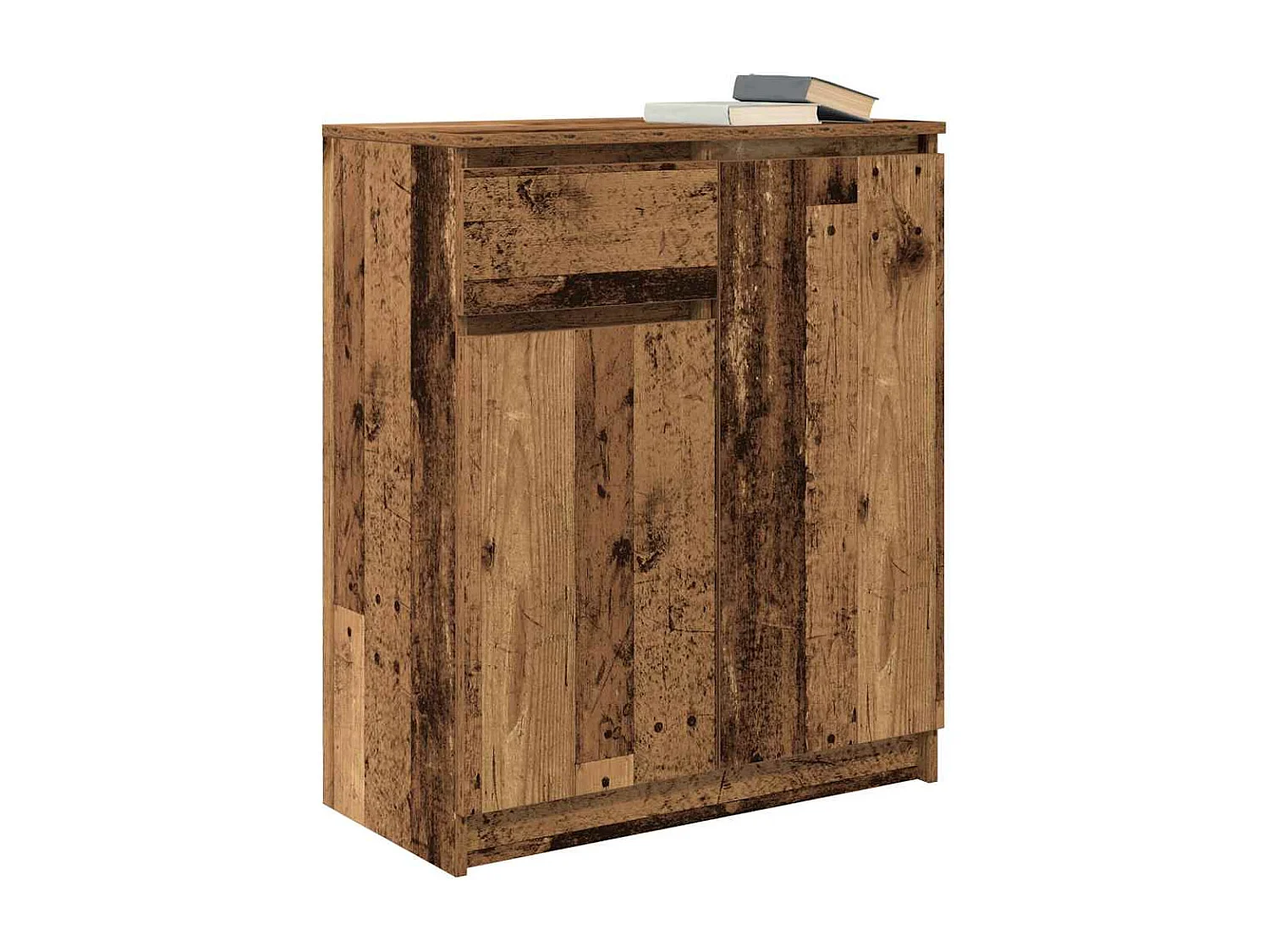 Buffet | Commode à tiroir | Meuble de rangement avec tiroir vieux bois 71x35x84 cm bois d'ingénierie
