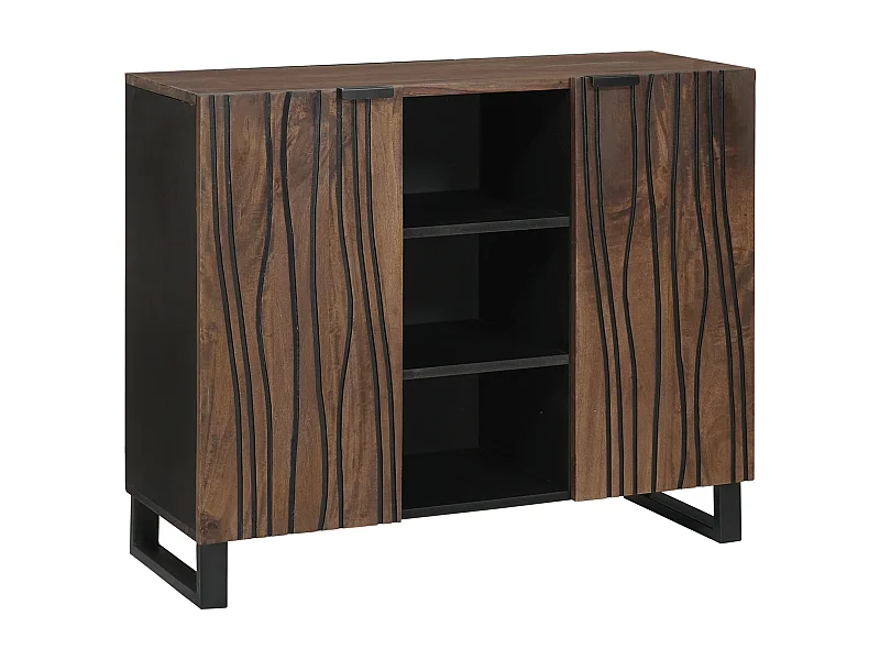 Credenza | Mobile | Armadio in Legno di Mango 90x33.5x75 cm