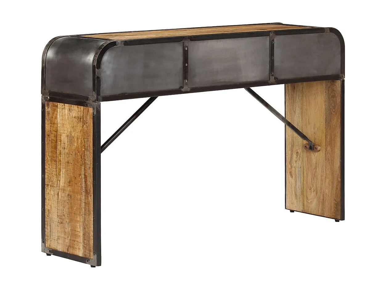 Buffet | Commode à tiroir | Meuble de rangement 120x30x75 cm bois de manguier massif