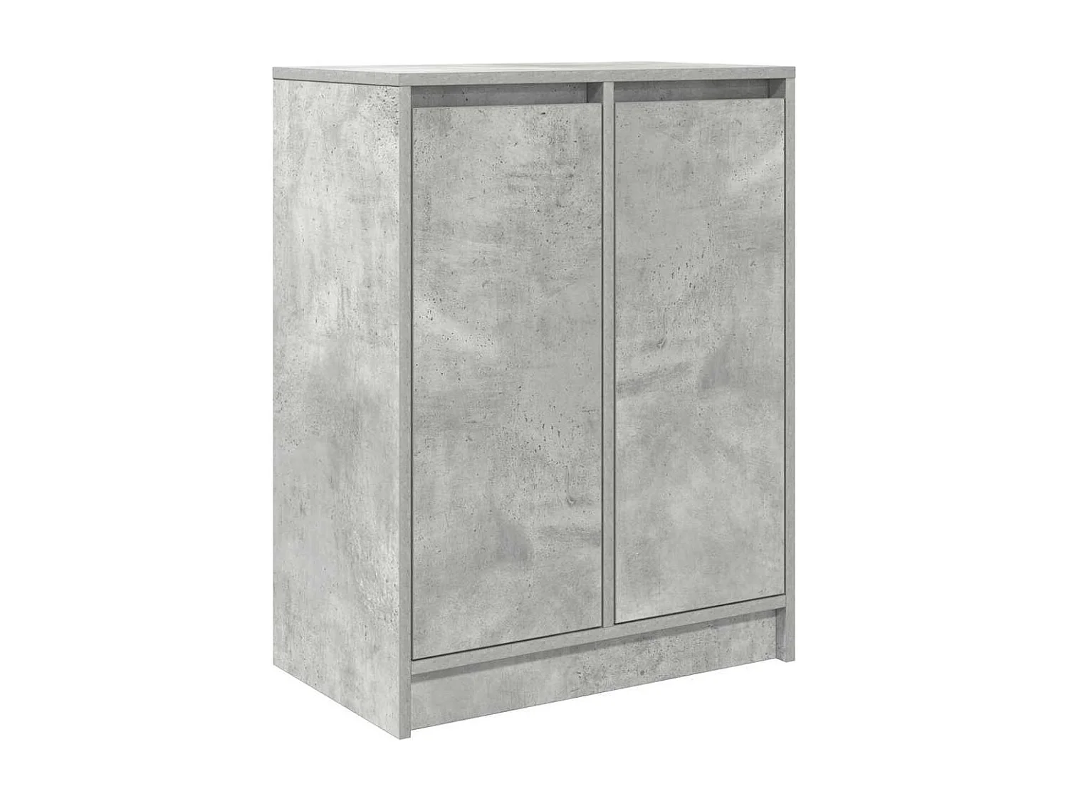 Buffet | Bahut | Meuble de rangement gris béton 57x34x76 cm bois d'ingénierie