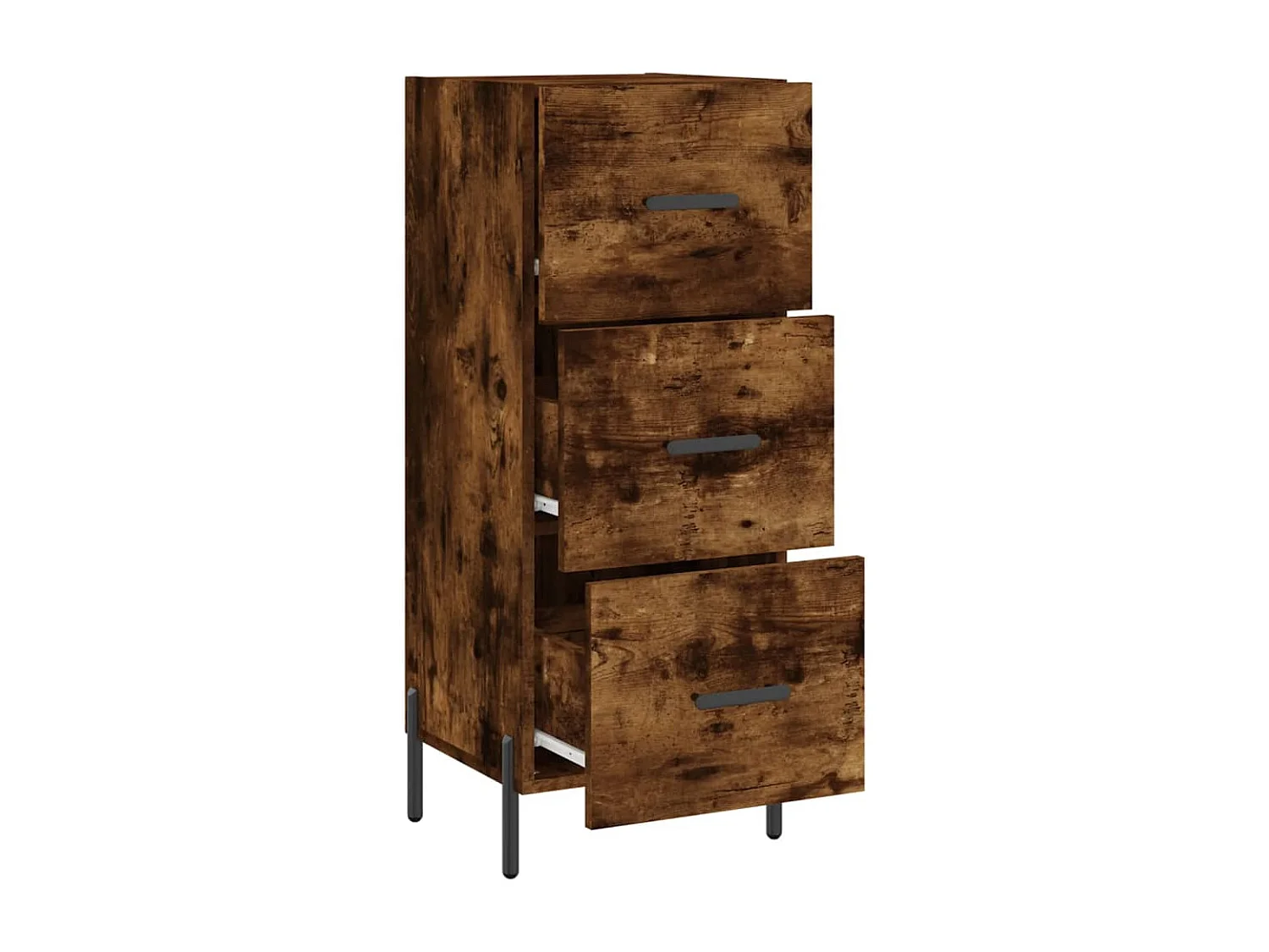 Credenza | Buffet | Armadio Rovere Fumo 34,5x34x90 cm in Legno Multistrato