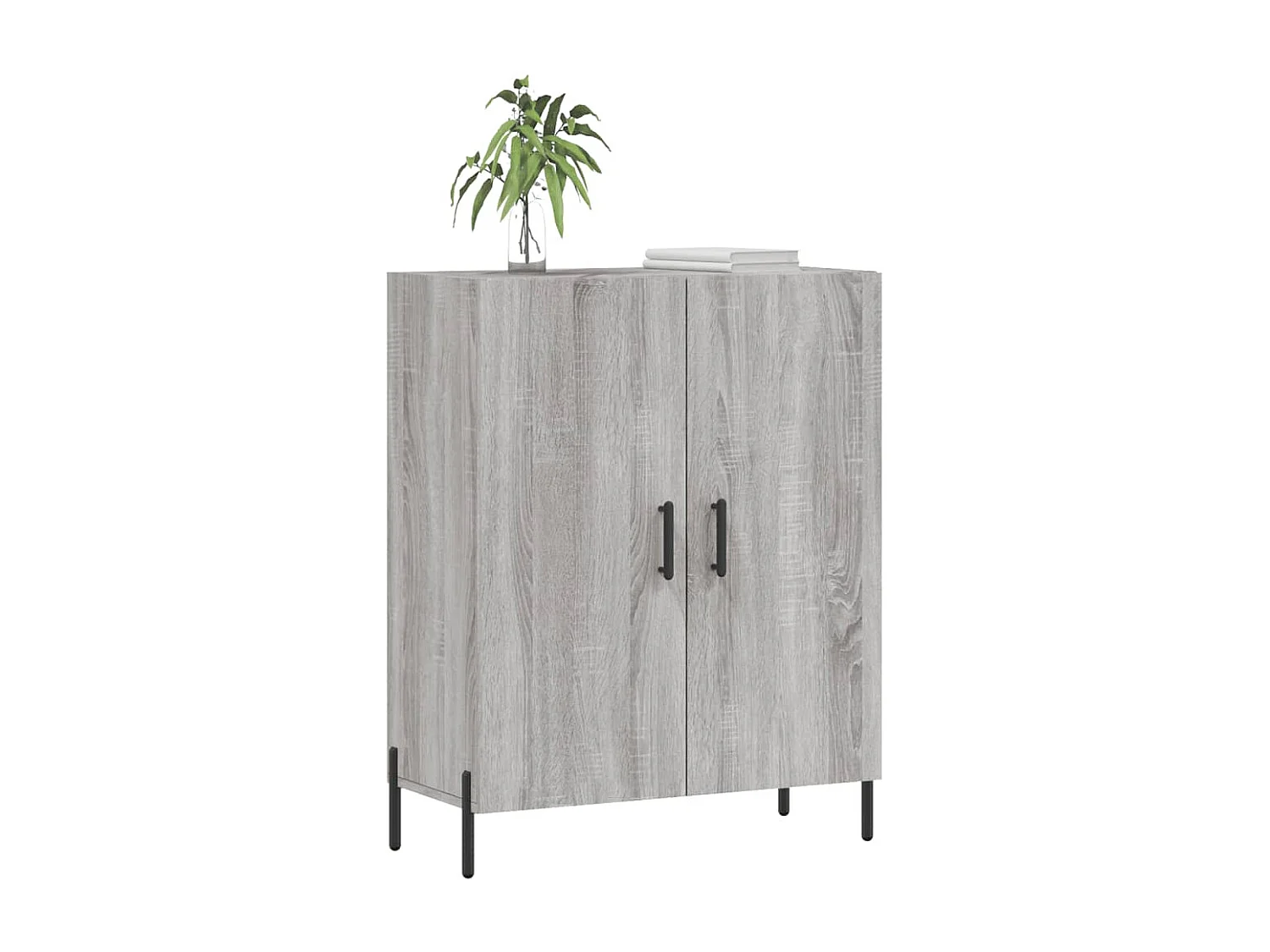Credenza | Buffet | Armadio Grigio Sonoma 69,5x34x90 cm in Legno Multistrato