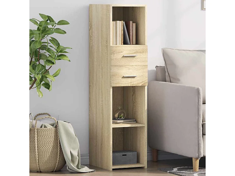 Credenza | Buffet | Armadio Rovere Sonoma 30x42,5x124 cm in Legno Multistrato